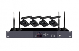 麒麟方图无线会议套装1-4方杆T3-WS401